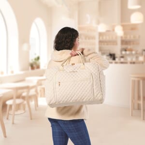 Quilted Commuter Trolley Tote